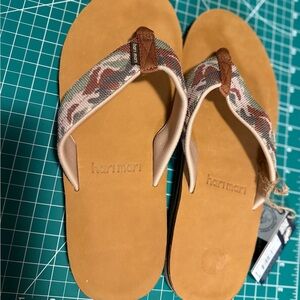Hari Mari Flip Flops with Camouflage Foam Straps
